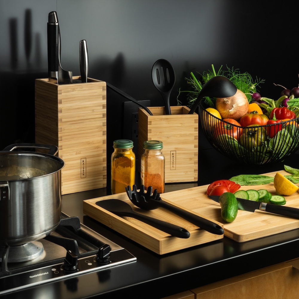 KAIZEN's Utensils Holder for Kitchen Counter Pic7