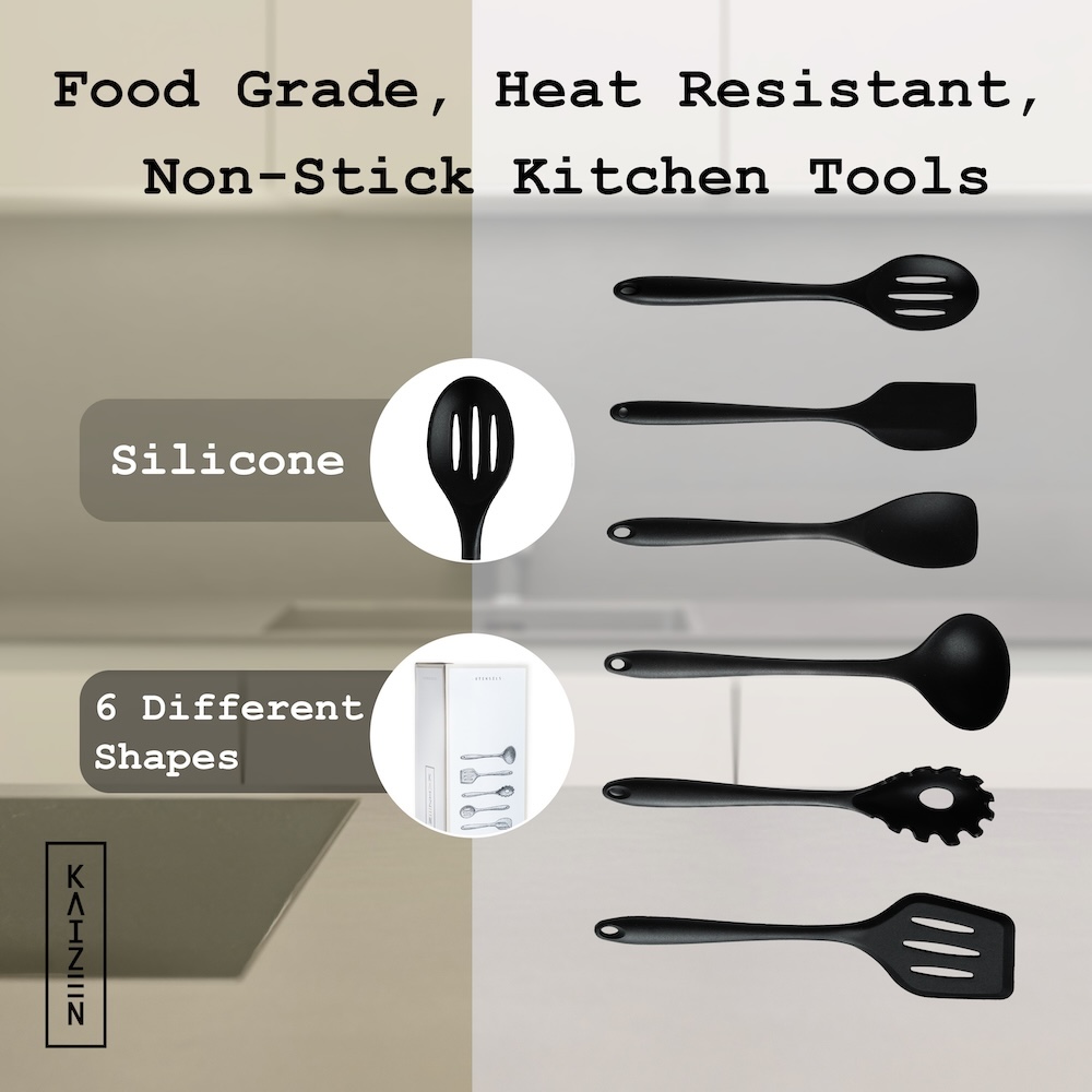 KAIZEN's Silicon Cooking Utensils Set Pic3